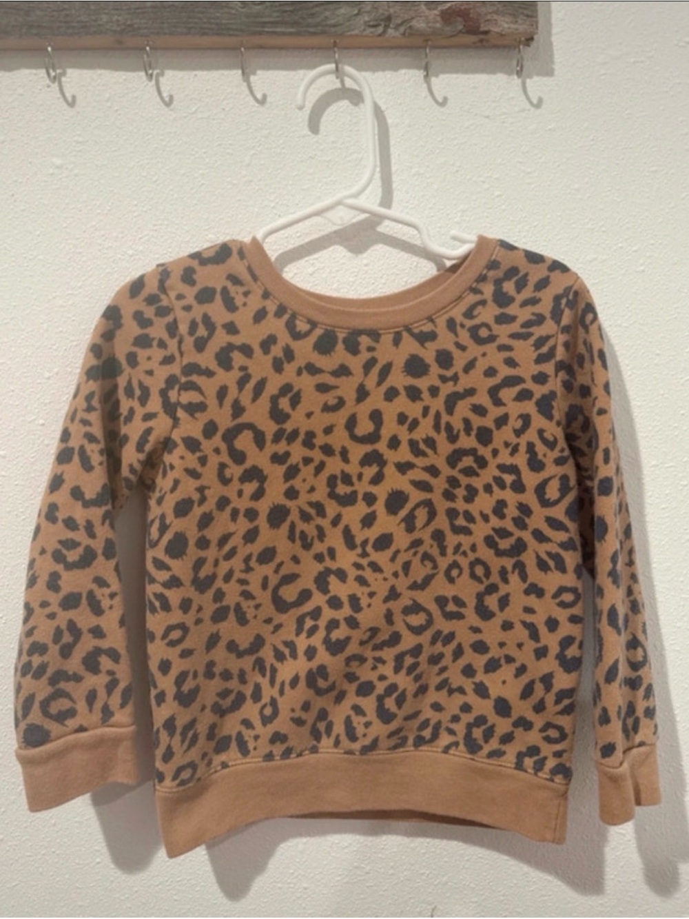 Garanimals Neutral Ribbed-Trim Sweatshirt - Tan & Cream